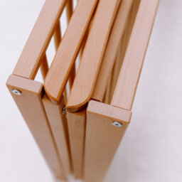 VICULII Orrin Foldable Baby Cot Natural - thumbnail 1