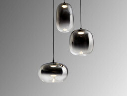 Luminosa Lighting Luminosa Onice Cluster Pendant Ceiling 3 Light Black, Smoke Led 3000K - Uk Stock - thumbnail 4