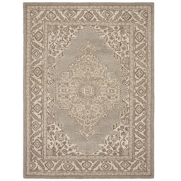Natural Wool Handmade Luxurious Traditional Easy To Clean Floral Dining Room Bedroom And Living Room-200Cm X 290Cm - thumbnail 5