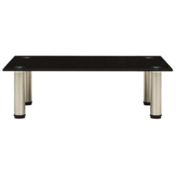 Walplus Tv Stand Black 60X35X17 Cm Tempered Glass - thumbnail 2