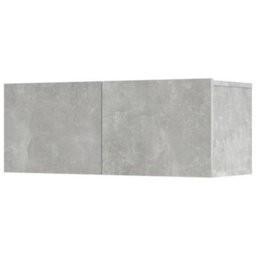 Berkfield 5 Piece Tv Cabinet Set Concrete Grey Engineered Wood - thumbnail 7