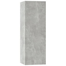 Berkfield 5 Piece Tv Cabinet Set Concrete Grey Engineered Wood - thumbnail 9