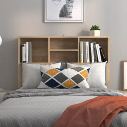 Berkfield Headboard Cabinet Sonoma Oak 100X19X103.5 Cm - thumbnail 3