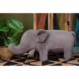 Orsina Elephant Grey Animal Chair, Non-Harmful Children's Chair, Easy To Balance Kiddie Chair - thumbnail 5