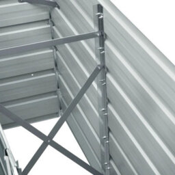 Berkfield Garden Raised Bed Galvanised Steel 240X40X77 Cm Anthracite - thumbnail 5