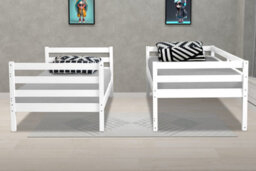 Flintshire Furniture Bailey Bunk Bed White Detachable - thumbnail 4