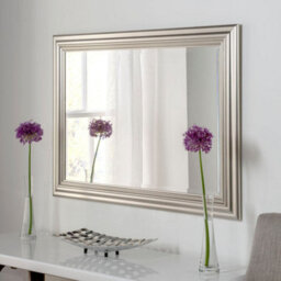 Yearn Silvery Champagne Rectangular Mirror 102X74Cm - thumbnail 1
