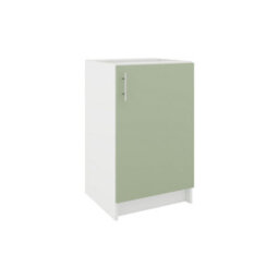 Jd Greta Kitchen Base Unit 500mm Storage Cabinet With Door Shelf 50Cm - Sage Green Matt - thumbnail 1
