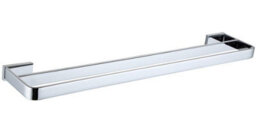 Aquarius Ft Double Towel Bar 600mm Chrome
