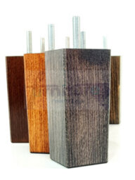 L&F 4X Replacement Furniture Legs Solid Wood 110mm High Sofas Chairs Settee Cabinets Legs M8 Tsp2055 - thumbnail 8