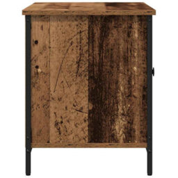 Berkfield Tv Cabinet Old Wood 80X40X50 Cm Engineered Wood And Steel - thumbnail 7