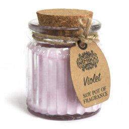 Violet Soy Pot Of Fragrance Candles - thumbnail 1