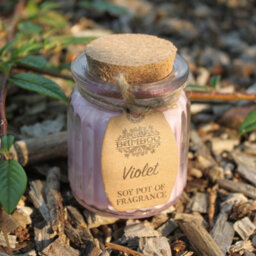 Violet Soy Pot Of Fragrance Candles - thumbnail 5