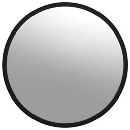 Berkfield Indoor Convex Traffic Mirror Black Diameter 40 Cm Acrylic - thumbnail 2