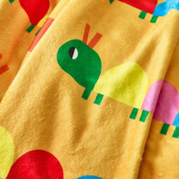 Catherine Lansfield Kids Curious Caterpillar Cosy Fleece 150X200 Cm Blanket Throw Bright - thumbnail 4