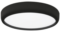 Milagro Gea Black Led Ceiling Lamp A Stylish Contemporary 39Cm 36W Light With Remote Control And Low Energy Light Source - thumbnail 7