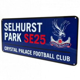 Crystal Palace Fc Metal Plaque Royal Blue/white/red (One Size) - thumbnail 4