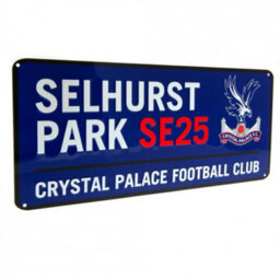 Crystal Palace Fc Metal Plaque Royal Blue/white/red (One Size) - thumbnail 3
