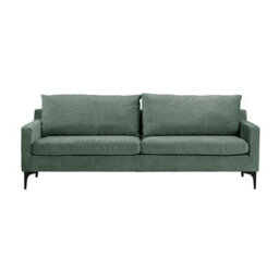 Wyld Haus Buenafuente 3-Seater Sofa In Green Velvet - thumbnail 3