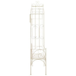 Walplus Garden Bench 122 Cm Iron Antique White - thumbnail 3
