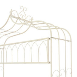 Walplus Garden Bench 122 Cm Iron Antique White - thumbnail 4
