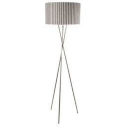 Pagazzi Lighting Pagazzi Sabella Tripod Floor Lamp Satin Nickel - thumbnail 2