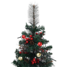 Berkfield Artificial Pathway Christmas Trees With Leds 2 Pcs 76 Cm Pvc - thumbnail 9