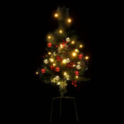 Berkfield Artificial Pathway Christmas Trees With Leds 2 Pcs 76 Cm Pvc - thumbnail 5