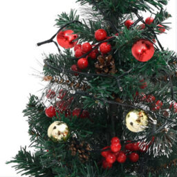 Berkfield Artificial Pathway Christmas Trees With Leds 2 Pcs 76 Cm Pvc - thumbnail 7