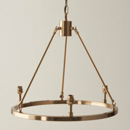 Loops Sophisticated 2 Pack Of Brushed Aged Brass Ceiling Pendant Lights - thumbnail 2