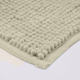 Aspire Homeware Quick Dry Chenille Bathmat Soft Water Absorbent Shower Mat Non-Slip Floor Mat, Cream (L)60Cm X (W)40Cm - thumbnail 2