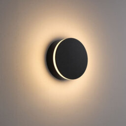 Ultra Beam Lighting Ultrabeam Black Round Outdoor Led Wall Light 12 Watt Led 1200 Lumen Dia. 150mm - thumbnail 2