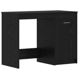 Walplus Desk With Drawer Black Oak 140 X 50 X 76 Cm Engineered Wood - thumbnail 6