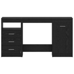 Walplus Desk With Drawer Black Oak 140 X 50 X 76 Cm Engineered Wood - thumbnail 7