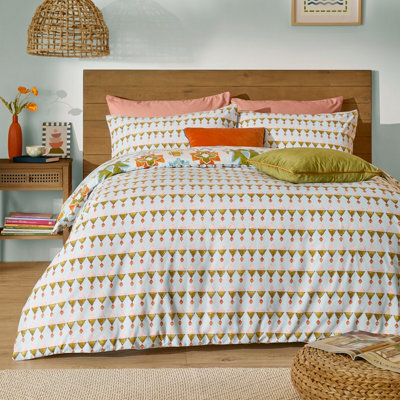 furn. Furn Dilara Reversible Printed Duvet Cover Set - image 1
