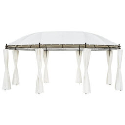 Berkfield Durable Gazebo Cream White 530X350X265 Cm - thumbnail 2