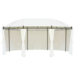 Berkfield Durable Gazebo Cream White 530X350X265 Cm - thumbnail 1