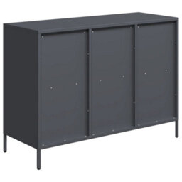 Berkfield Sideboard Anthracite 101.5X39X73.5 Cm Cold-Rolled Steel - thumbnail 7