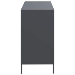 Berkfield Sideboard Anthracite 101.5X39X73.5 Cm Cold-Rolled Steel - thumbnail 6
