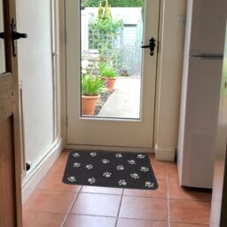Primeur Flooring Grey Pawprints Door Mat, 60Cm X 40Cm - thumbnail 3