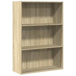 Berkfield Bookcase Sonoma Oak 80X30X114 Cm Engineered Wood - thumbnail 2