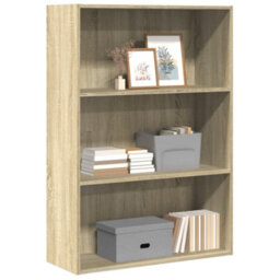 Berkfield Bookcase Sonoma Oak 80X30X114 Cm Engineered Wood - thumbnail 1