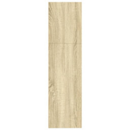Berkfield Bookcase Sonoma Oak 80X30X114 Cm Engineered Wood - thumbnail 5