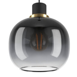 Eglo Oilella Linear Black And Grey Glass Pendant Light - thumbnail 4