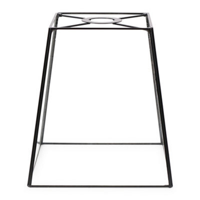 Valuelights Susie Matt Black Metal And Clear Glass Lantern Easy Fit Ceiling Light Shade And Bulb (D)18Cm - image 1