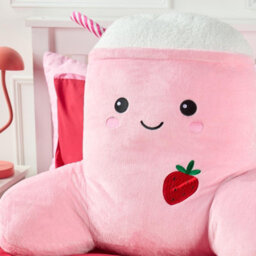 Ohs Molly The Milkshake Cuddle Cushion Novelty Reading Pillow - thumbnail 2