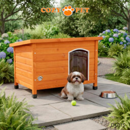 Dog Kennel By Cozy Pet Small Size Insulated Wooden Puppy Kennels House Dk01S - thumbnail 9