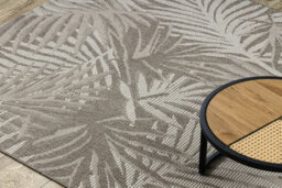 RugsX Carpet Sizal Floorlux 20504 Leaves Taupe / Champagne Jungle 140X200 Cm - thumbnail 5