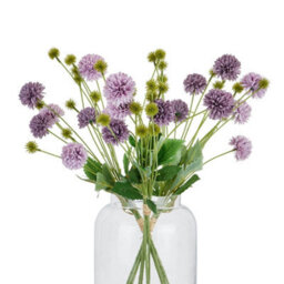 Hill Interiors Chrysanthemum Artificial Flower Purple (One Size) - thumbnail 2