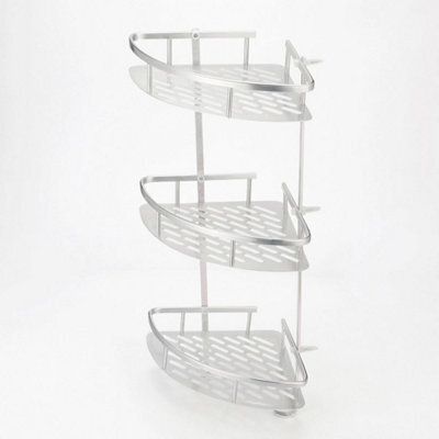 3 Tier Free Stainless Steel Corner Shower Caddy - image 1